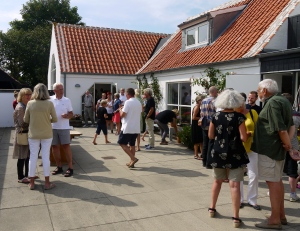 Binnenplaats van M.galleri in Skagen